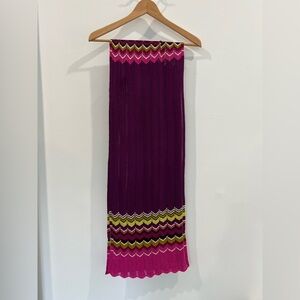 Missoni for Target Purple Chevron Knit Scarf
